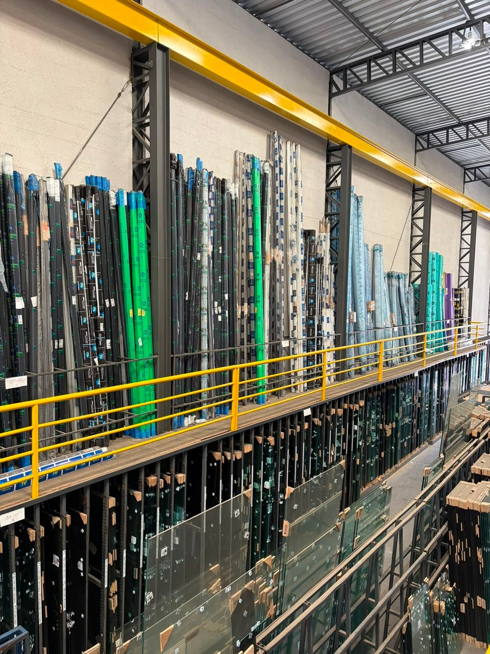 Estoque de vidros da Atitude Glass